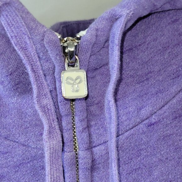 Small TNA Women's Zip-up Purple Hoodie - Picture 3 of 5